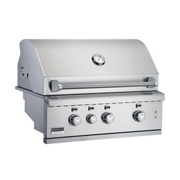 32" 4-Burner Stainless Propane Gas Grill