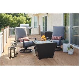Axel Square Gas Fire Pit Table