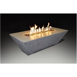 Olympus Linear Fire Pit Table - White
