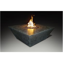 Olympus Square Fire Pit Table - Black