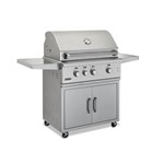 32" 4-Burner Stainless Propane Gas Grill