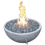 Grey Adobe Fire & Water Bowl