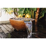 Grey Adobe Fire & Water Bowl