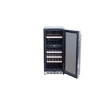 15" Outdoor Rated Dual Zone Wine Cooler