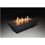 Olympus Linear Fire Pit Table - Black