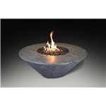 Olympus Round Fire Pit Table - Grey